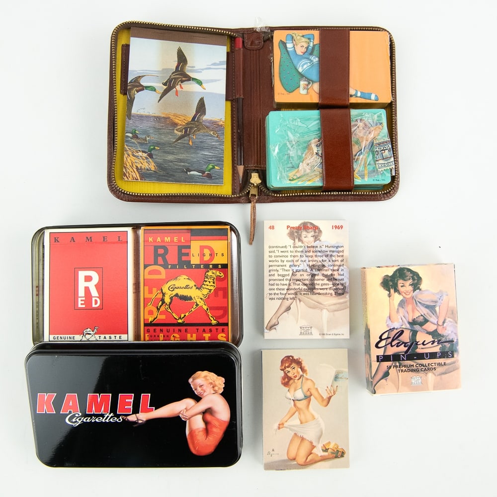 (3) Pin Up Girl + Kamel Playing & Trading Cards (1 of 5)