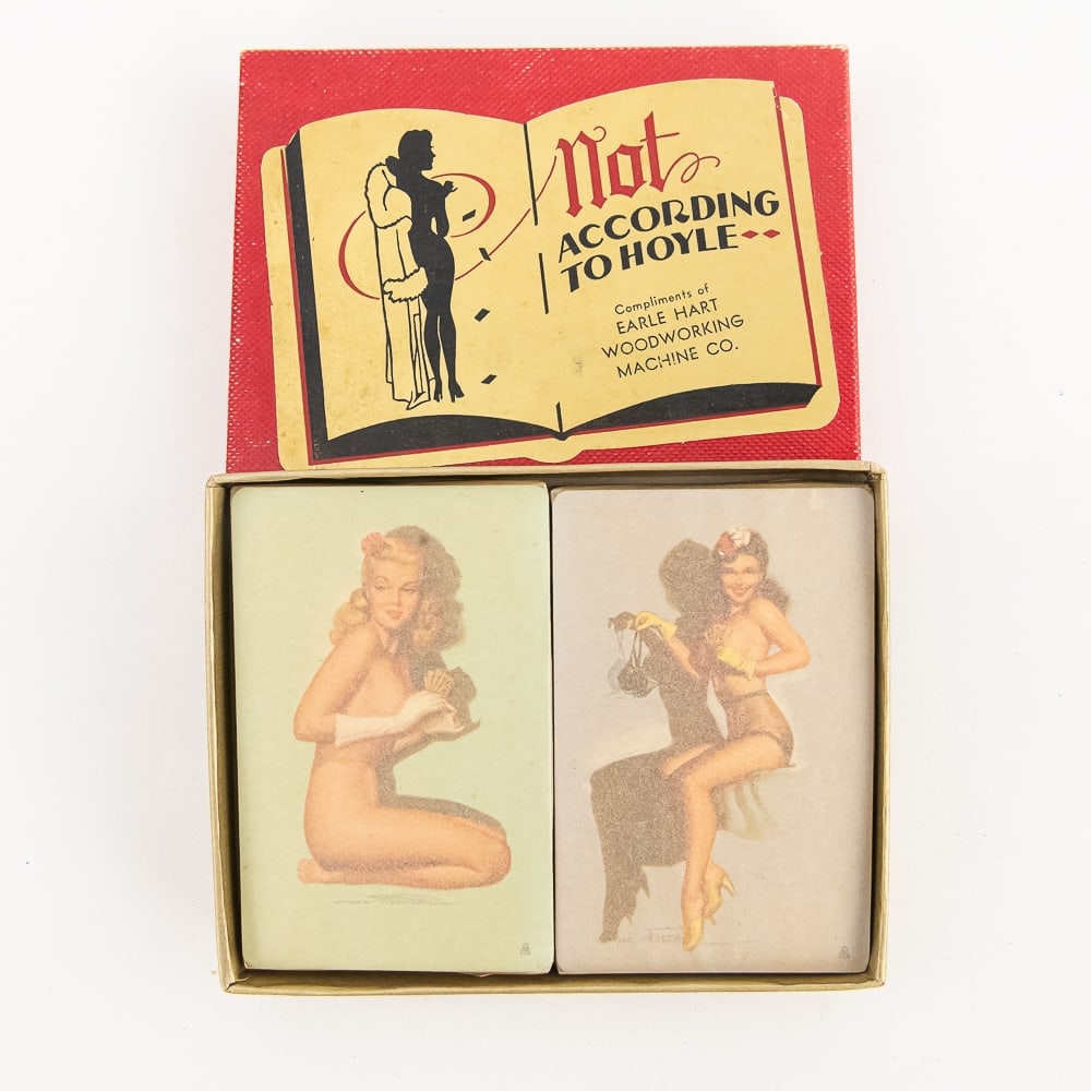 Sealed Not According To Hoyle Pin Up Playing Cards (1 of 3)
