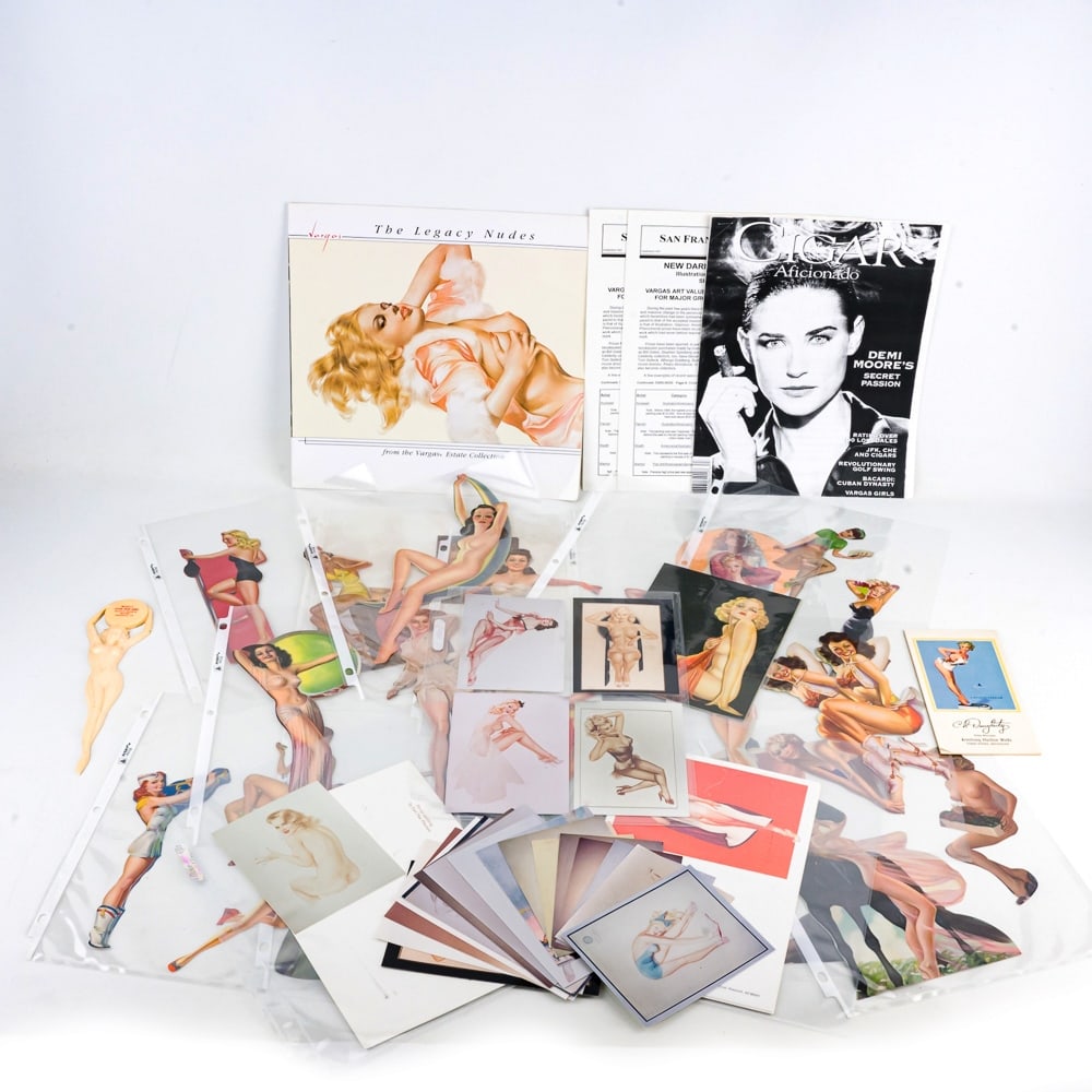 Vintage Pin Up Girl Cut Outs Advertising & Photos (1 of 6)