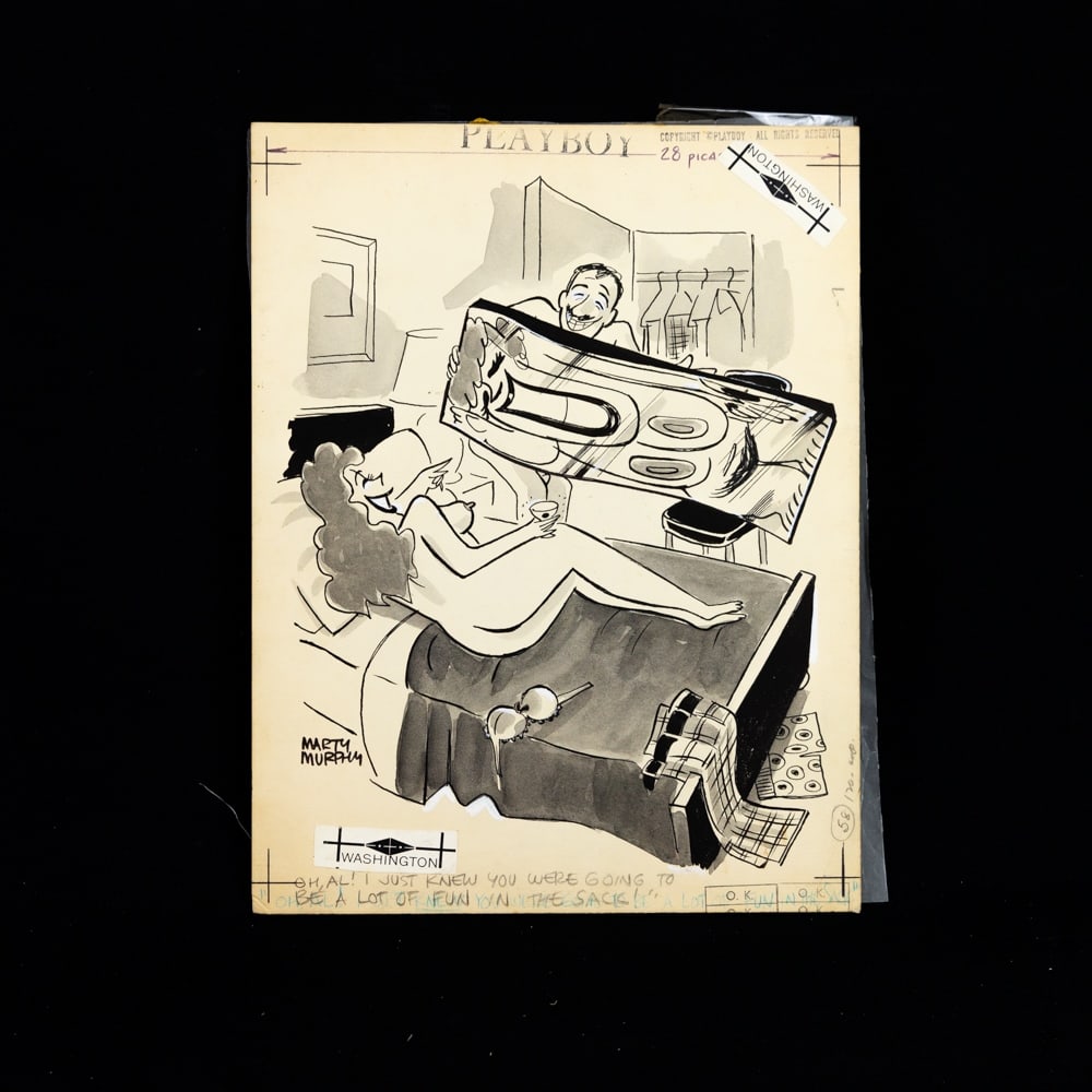 Marty Murphy Playboy Cartoon Art Gag Illustration (1 of 5)