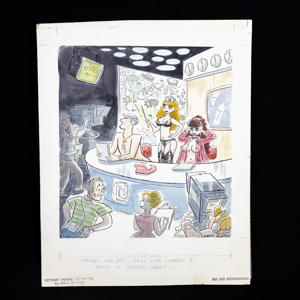 Marty Murphy Playboy Cartoon Art Gag Illustration (1 of 7)