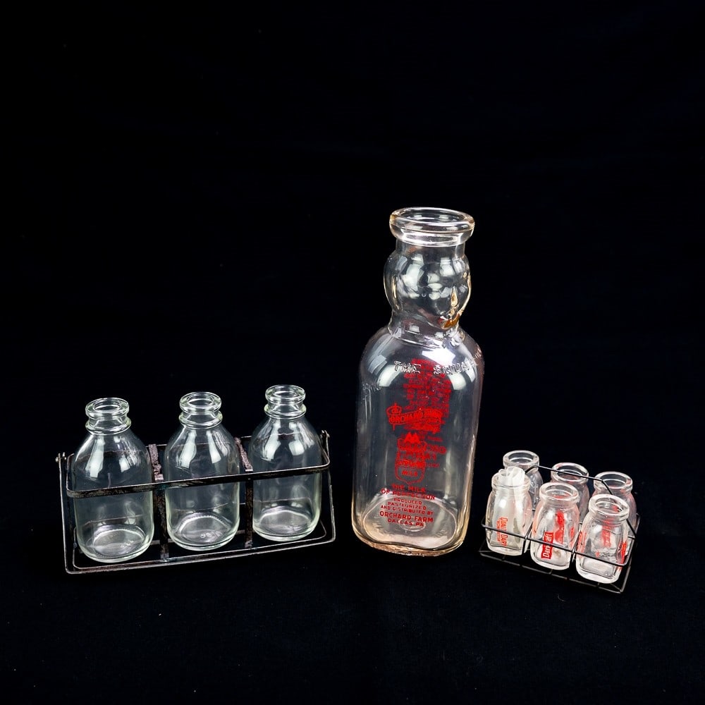 Vintage Milk & Cream Bottles & CTA Token (1 of 15)