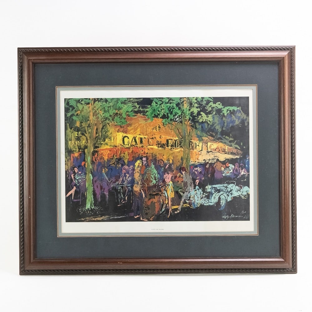 LeRoy Neiman Print Cafe De Flore (1 of 10)