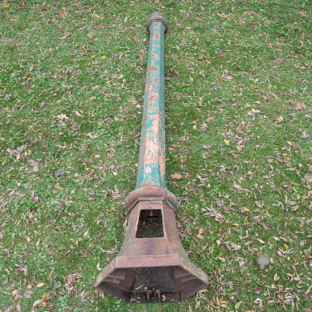 Antique Cast Iron Street Light Pole Auction