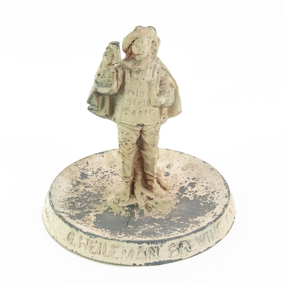 Old Style Beer Figural Metal Advertising Ashtray (1 of 10)
