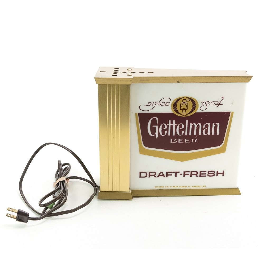 Vintage Gettelman Beer Lighted Advertising Sign (1 of 6)