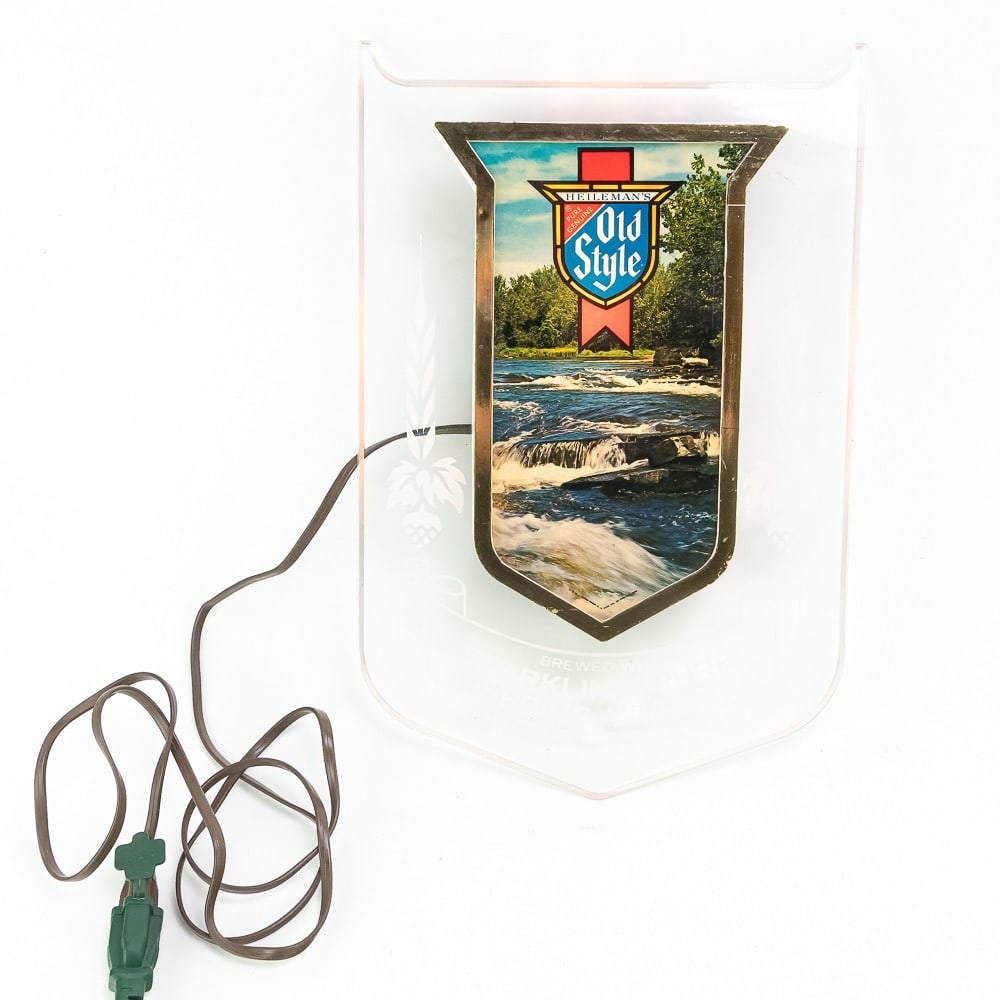 Vintage Old Style Beer Advertising Wall Sign (1 of 7)