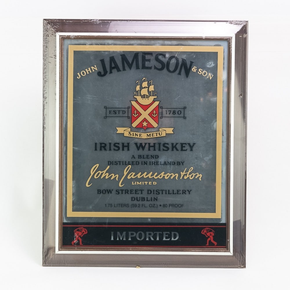 NIB John Jameson Irish Whiskey Advertising Mirror (1 of 5)