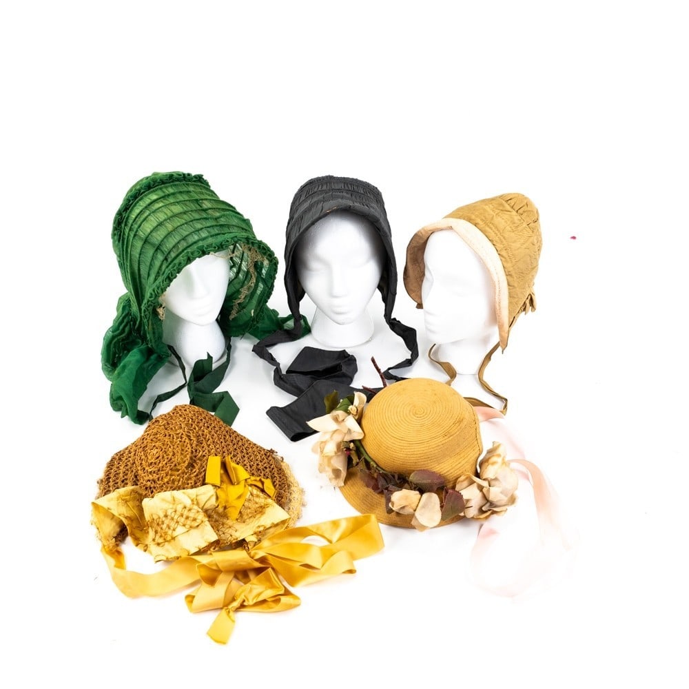 Ladies Bonnets - Impossible to Find 1820-1860 (1 of 10)