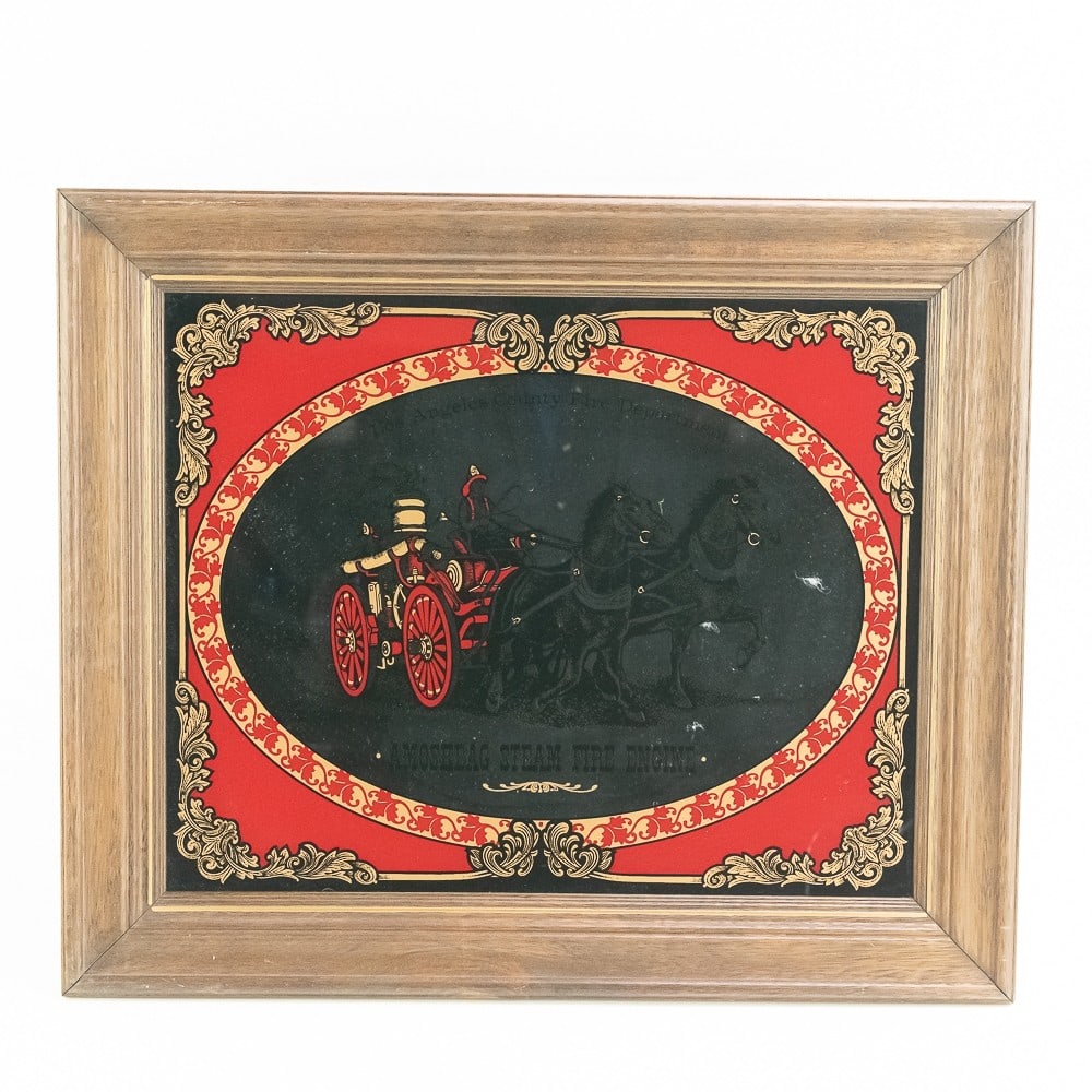 LA County Fire Department Steam Fire Engine Mirror (1 of 5)