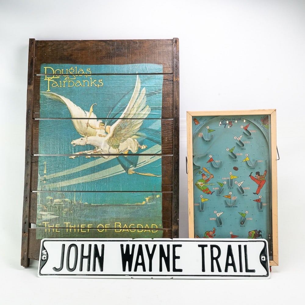 Street Sign, Movie Poster, Pinball Game (1 of 10)