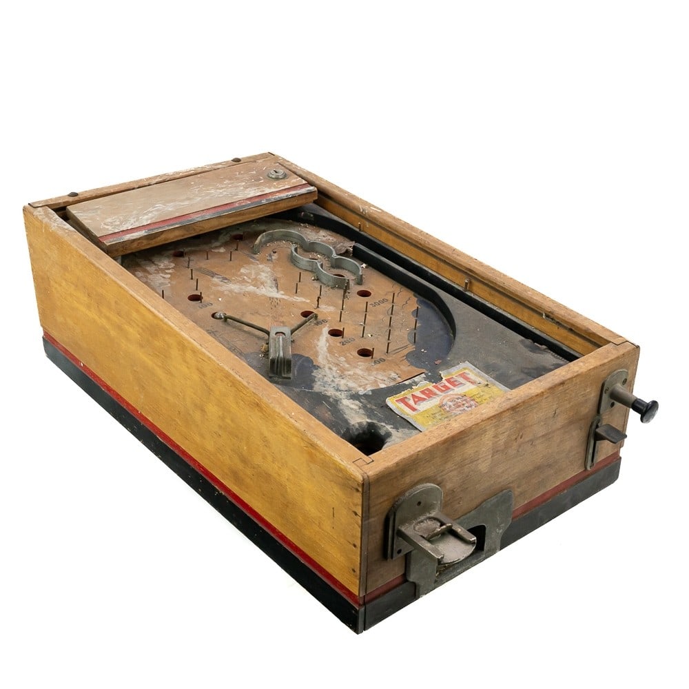 Unusual Coin Op Early Pinball Machine Target (1 of 14)