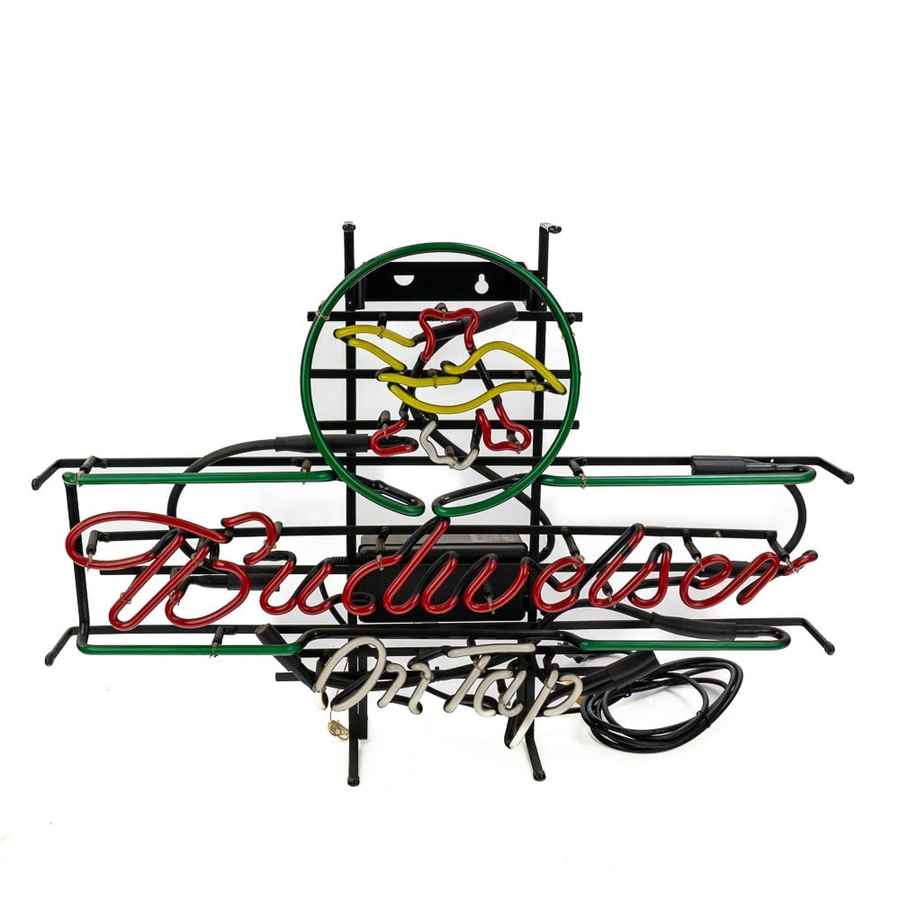 Vintage Budweiser On Tap Neon Advertising Sign (1 of 12)