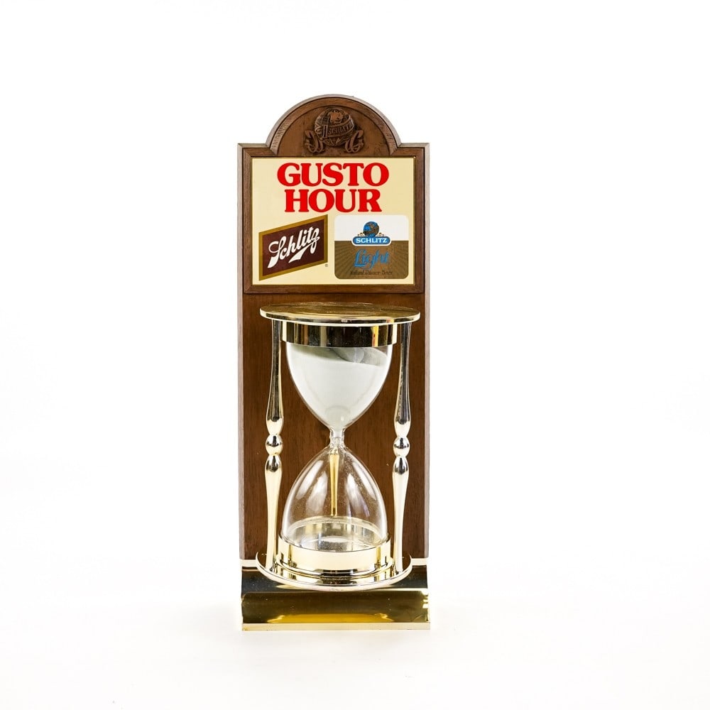 Schlitz Beer Hourglass Advertising Sign (1 of 7)