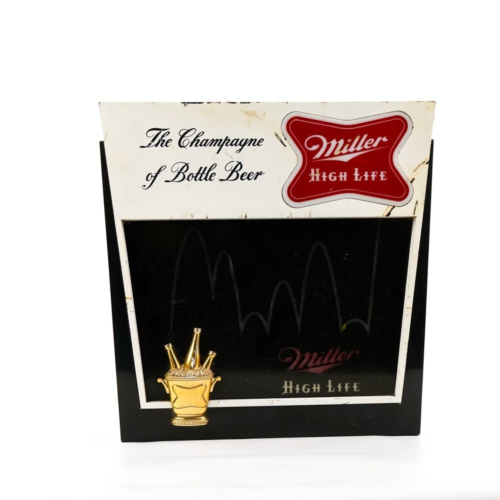 Vintage Miller Beer Bouncing Ball Motion Sign