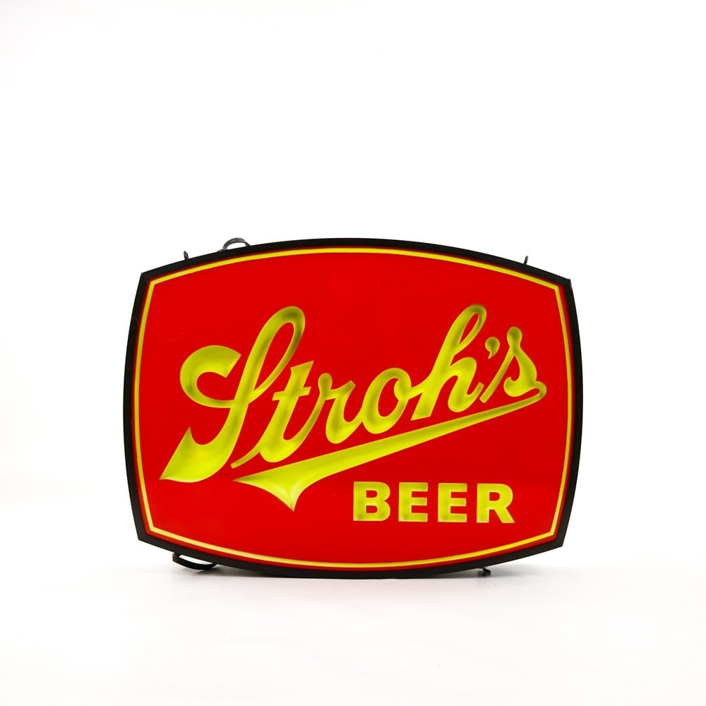 Vintage Stroh Beer Illuminated Advertisement (1 of 8)