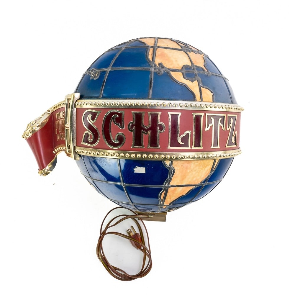 Vintage Schlitz Illuminated Globe Advertisement (1 of 8)