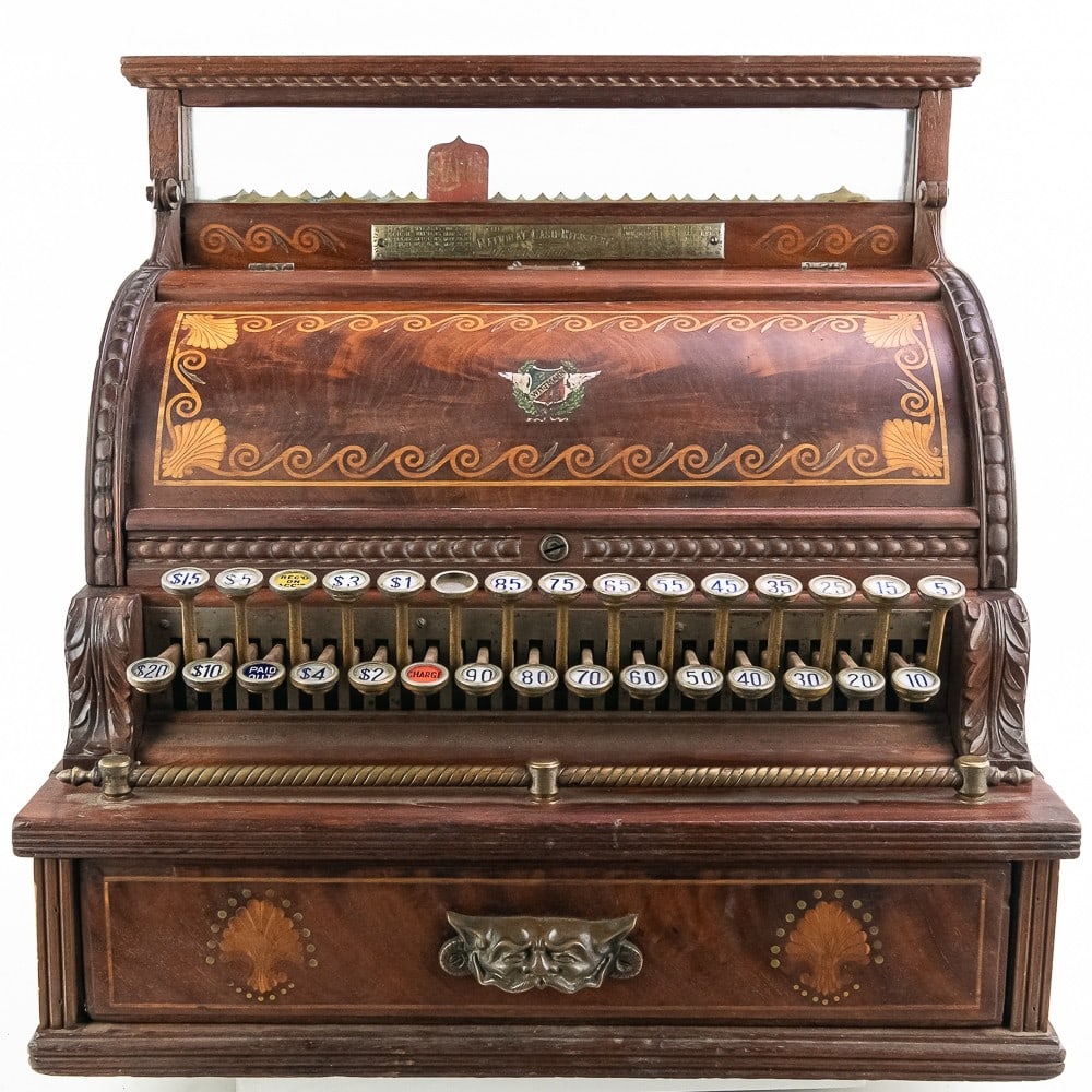 Wood "National" Cash Register Model 33 (1 of 13)