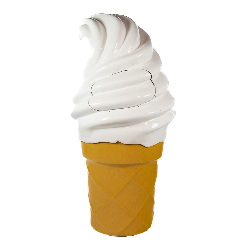 Ice Cream Cone Shaped Trash Can (1 of 10)