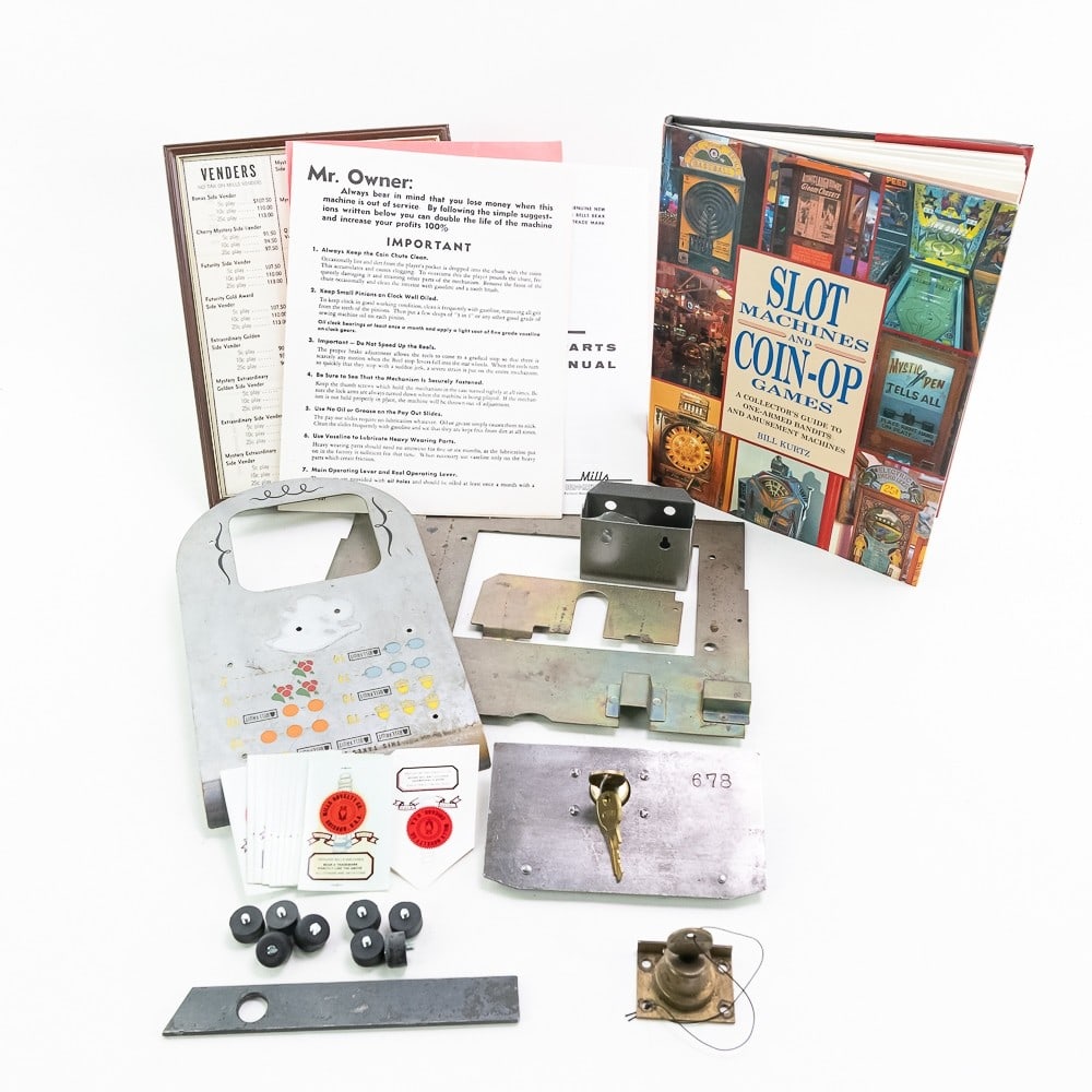 Slot Machine Parts & Literature Lot (1 of 11)