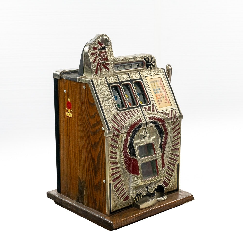 Coin Op "Mills" Silent War Eagle Slot Machine (1 of 13)