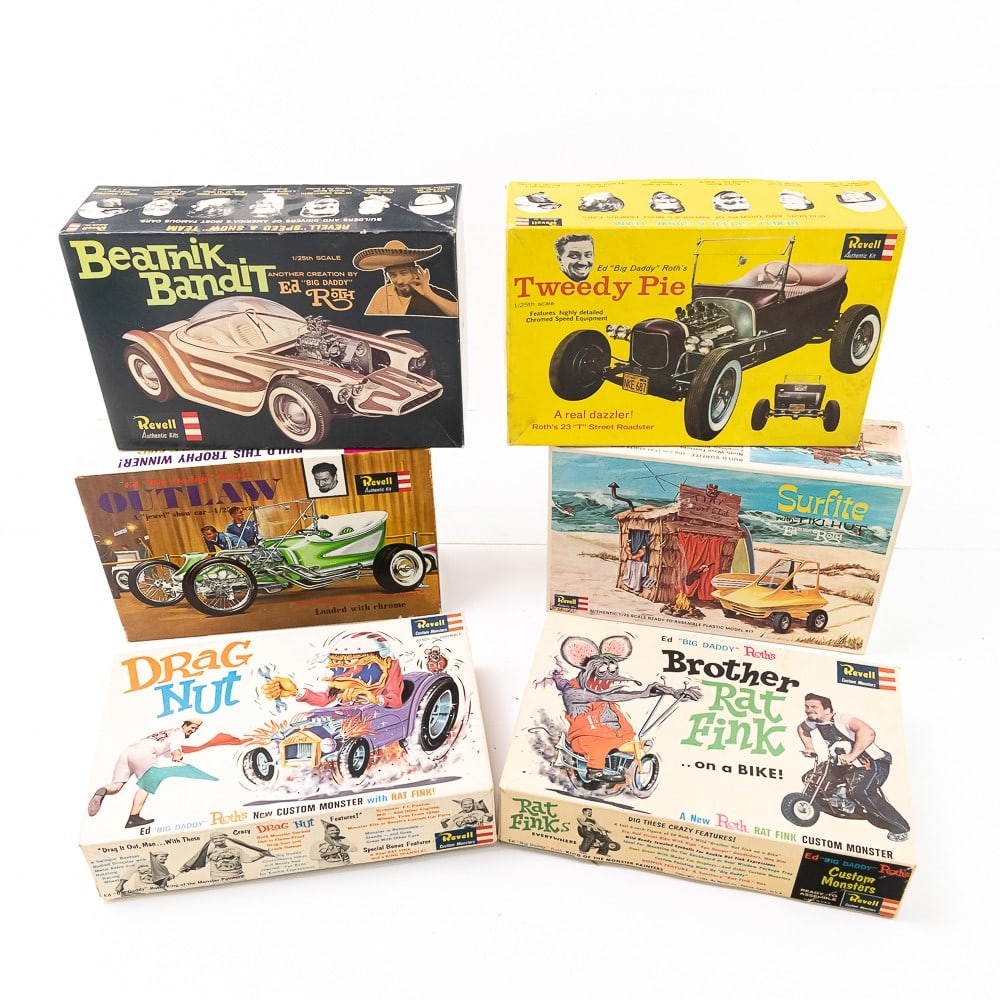 1964 Revell Brother Rat Fink On A Bike, Model Kit