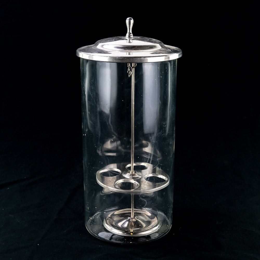 Vintage Barber Shop/Soda Shop Glass Jar w/Insert (1 of 6)