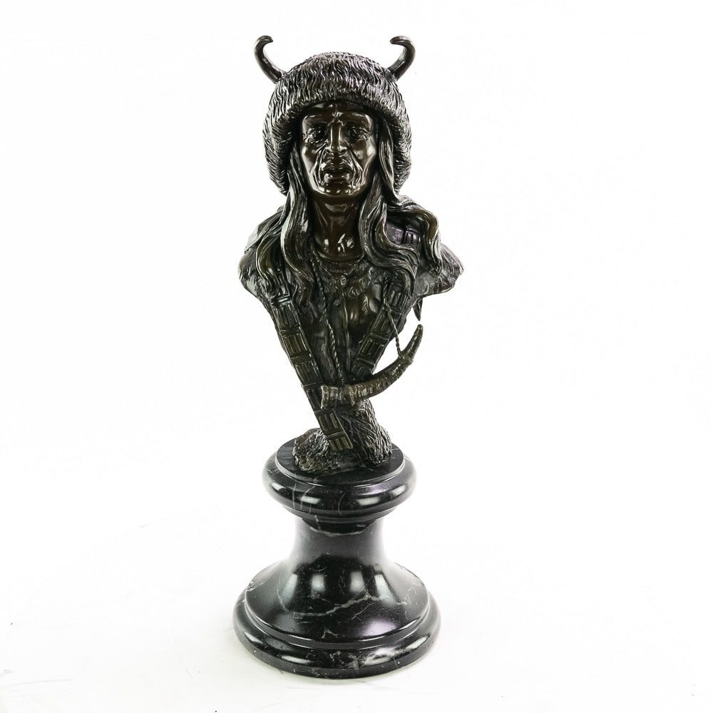 J. Davidson Medicine Man Bronze Statue (1 of 11)