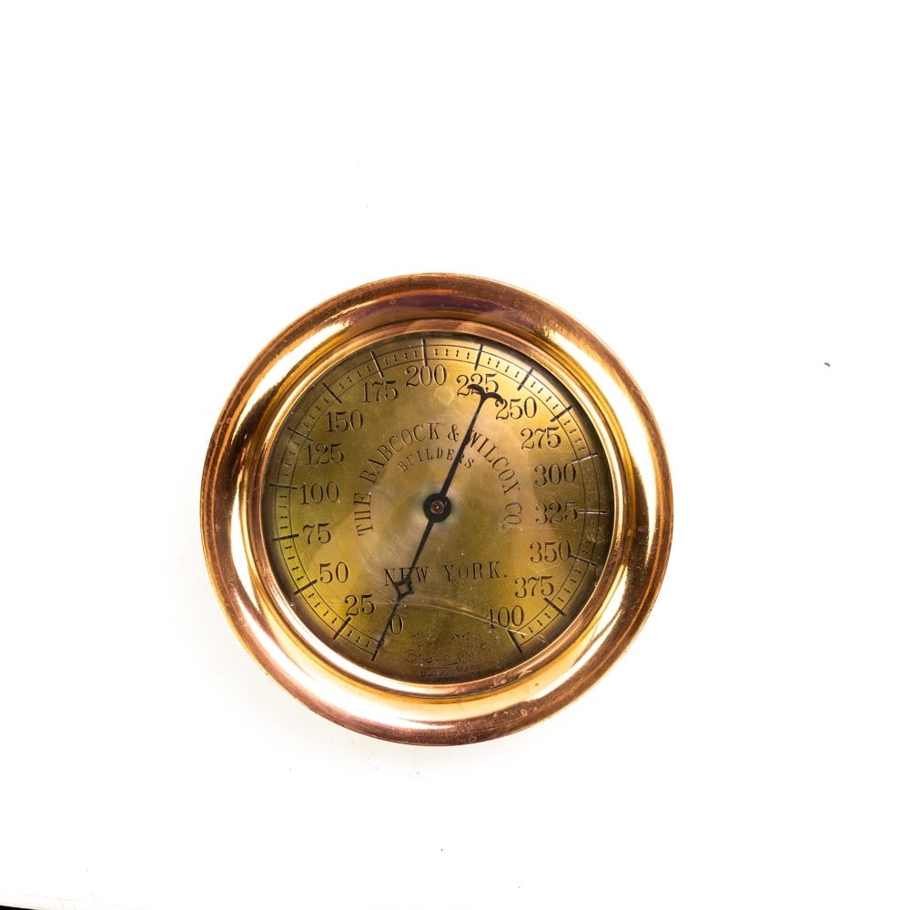 Large "Babcock and Wilcox" Steam Gauge (1 of 6)