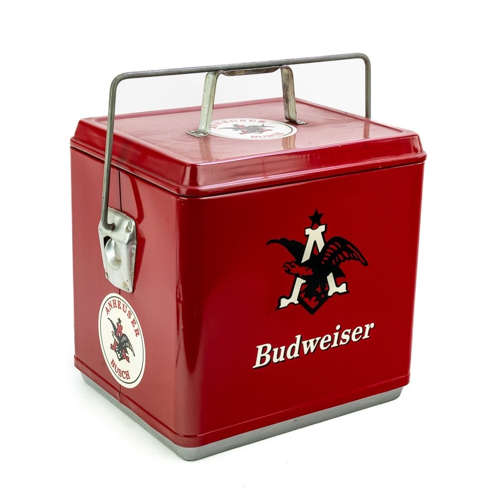 Restored Vintage Budweiser Ice Chest Cooler (1 of 11)