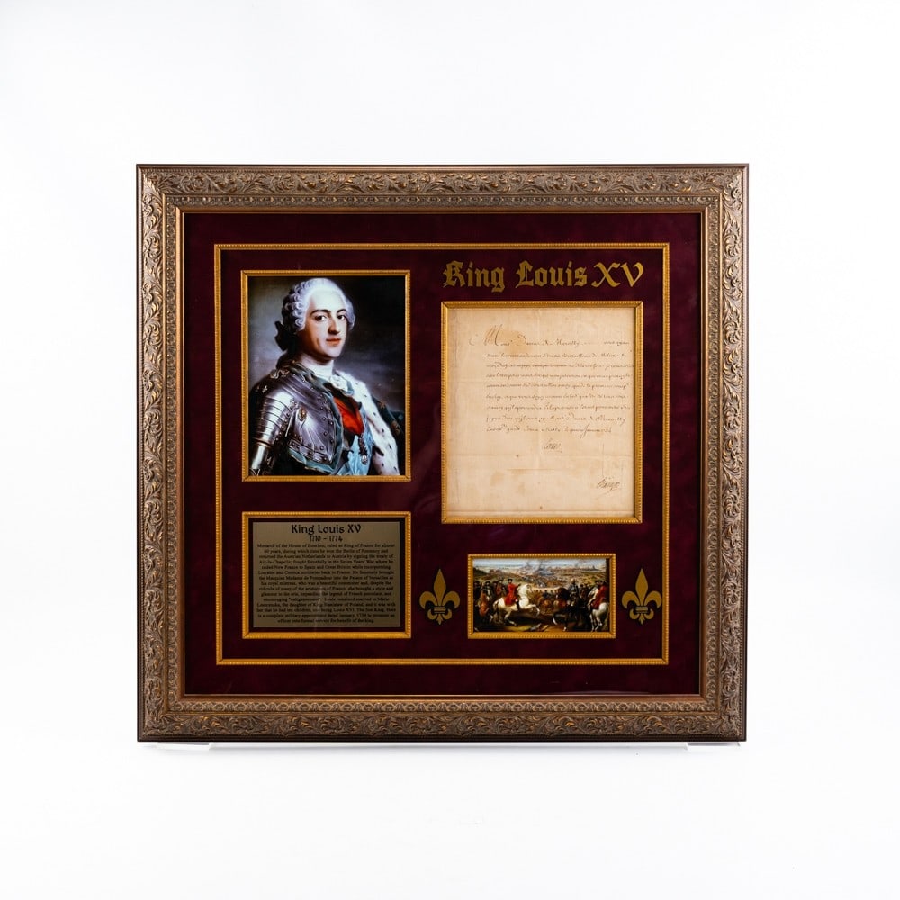 King Louis XV - French Military Appointment 1734 (1 of 12)