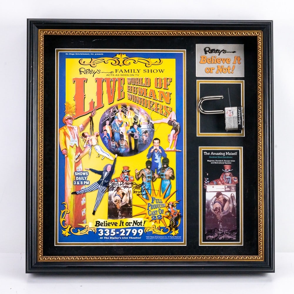 "Ripley's Believe It Or Not" Mini Poster Signed (1 of 7)