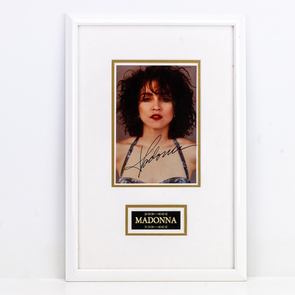Madonna Photograph Signed (1 of 6)