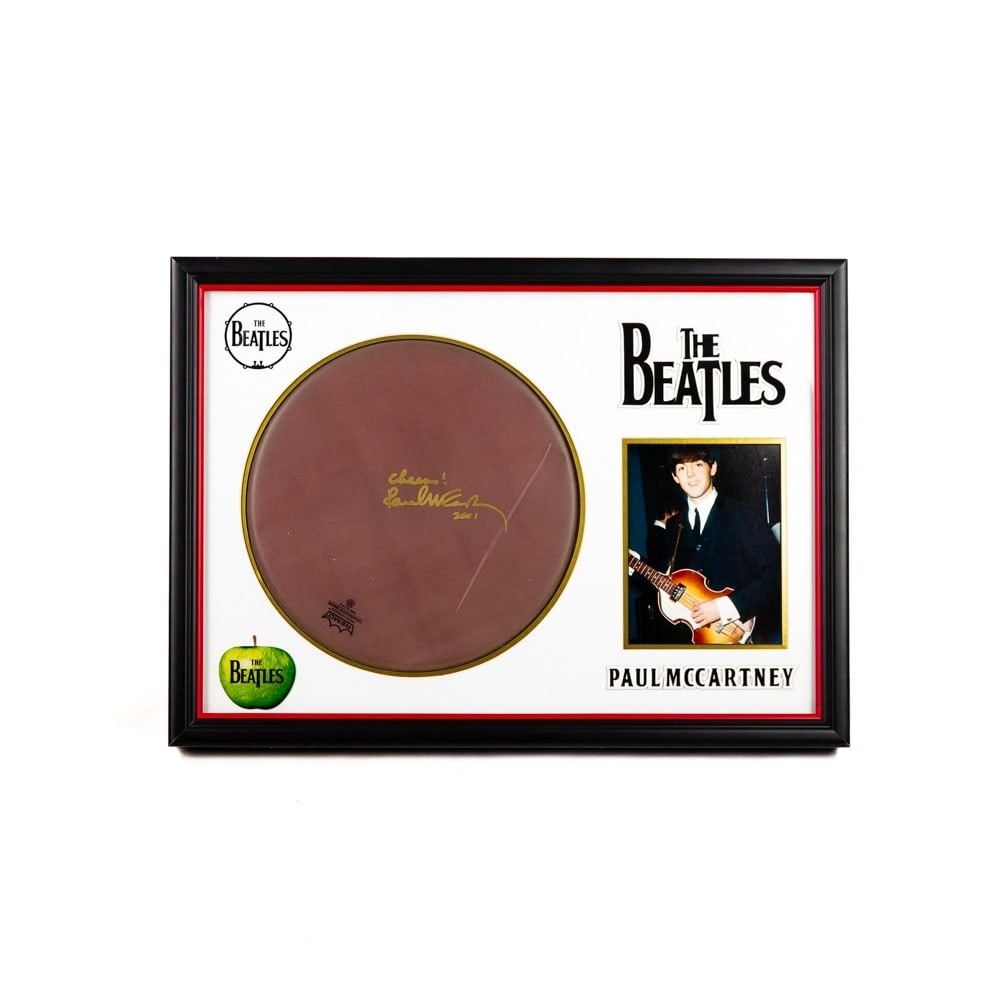 Paul McCartney - The Beatles Drumhead Signed (1 of 7)
