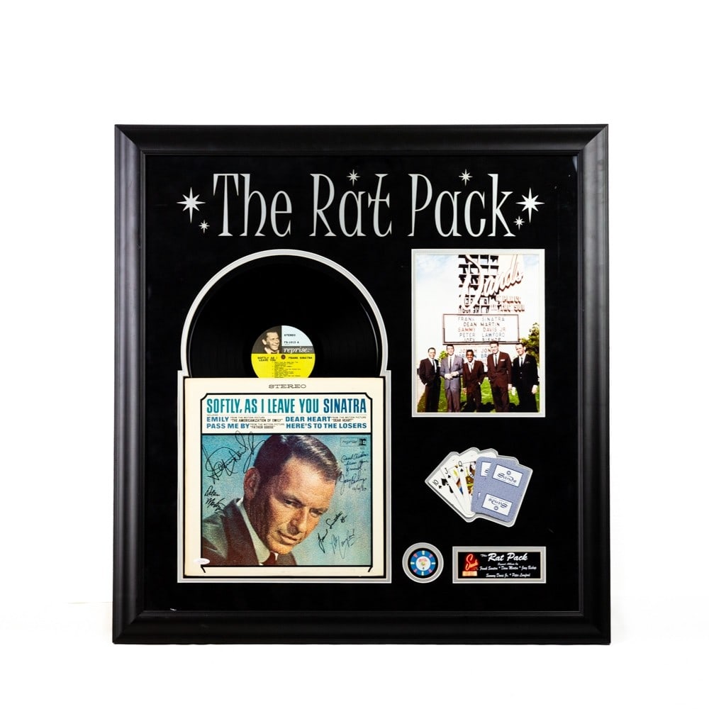 "The Rat Pack" Signed Album Cover (1 of 5)