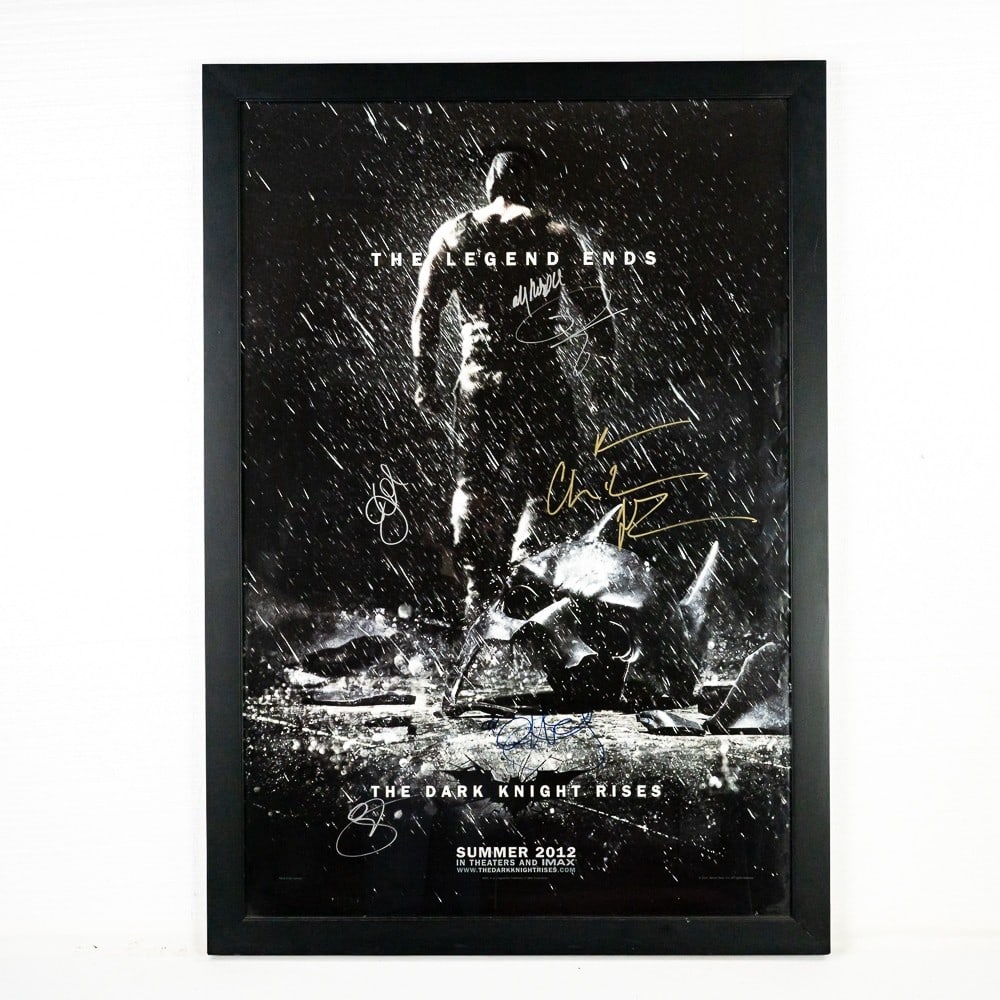 "The Dark Knight Rises" Movie Poster Signed (1 of 9)