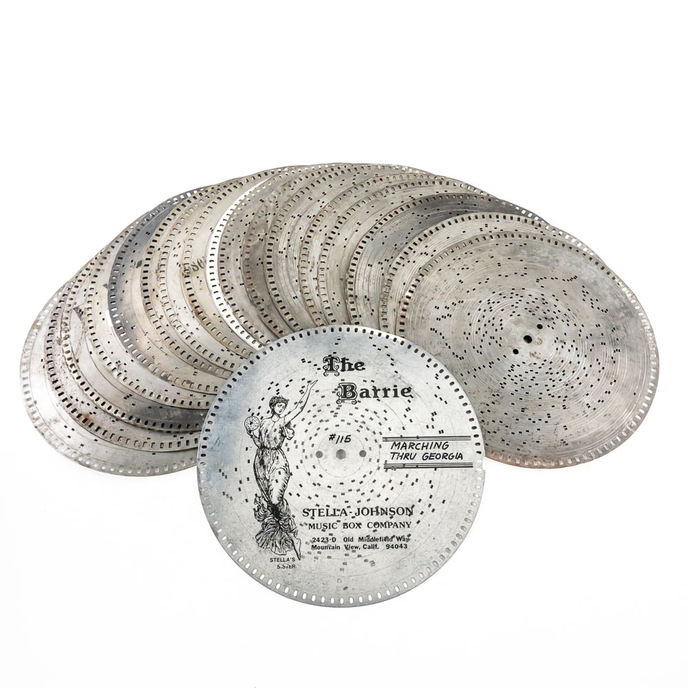 18 Stella 9.25" Music Box Discs (1 of 4)