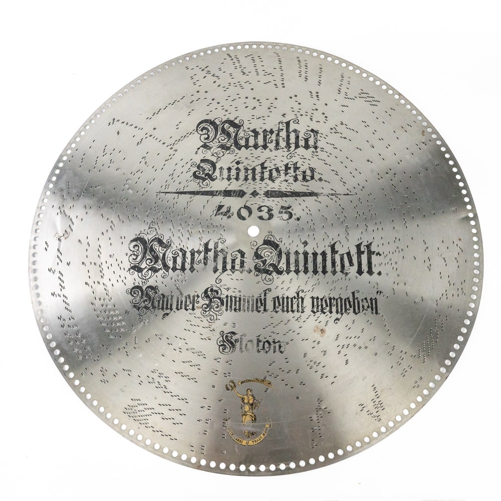 34 Polyphon 24.5" Music Box Discs (1 of 2)