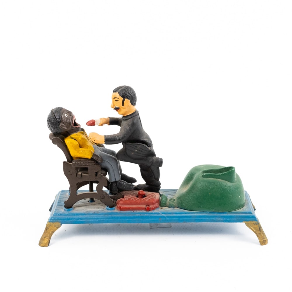 Book of Knowledge Cast Iron Mechanical Bank (1 of 4)