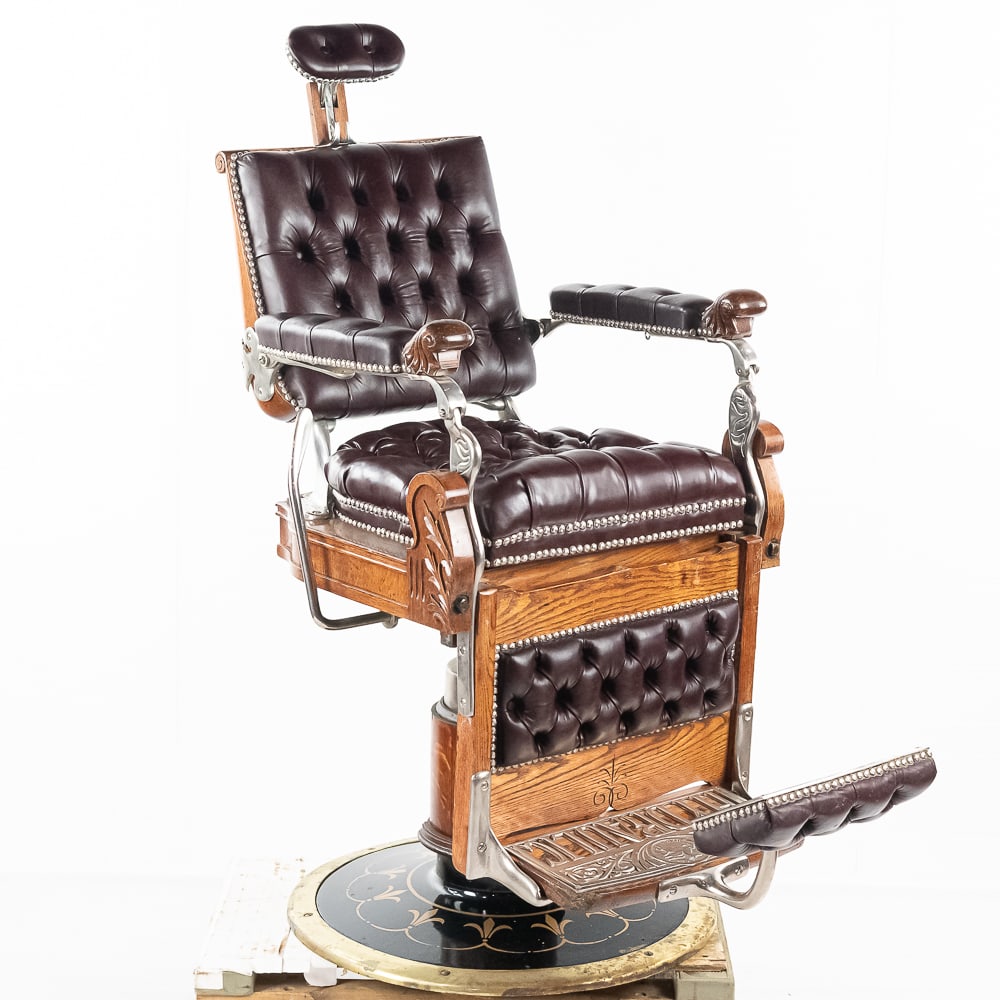 Kochs Wood & Leather Barber Chair (1 of 15)
