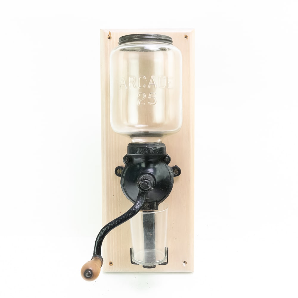 Arcade Crystal # 25 Wall Mount Coffee Grinder (1 of 7)