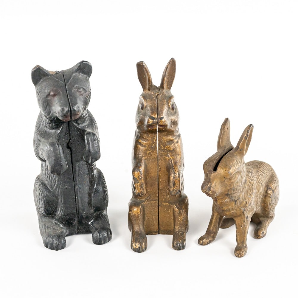 Three Collector Banks - 2 Rabbits, 1 Bear (1 of 5)