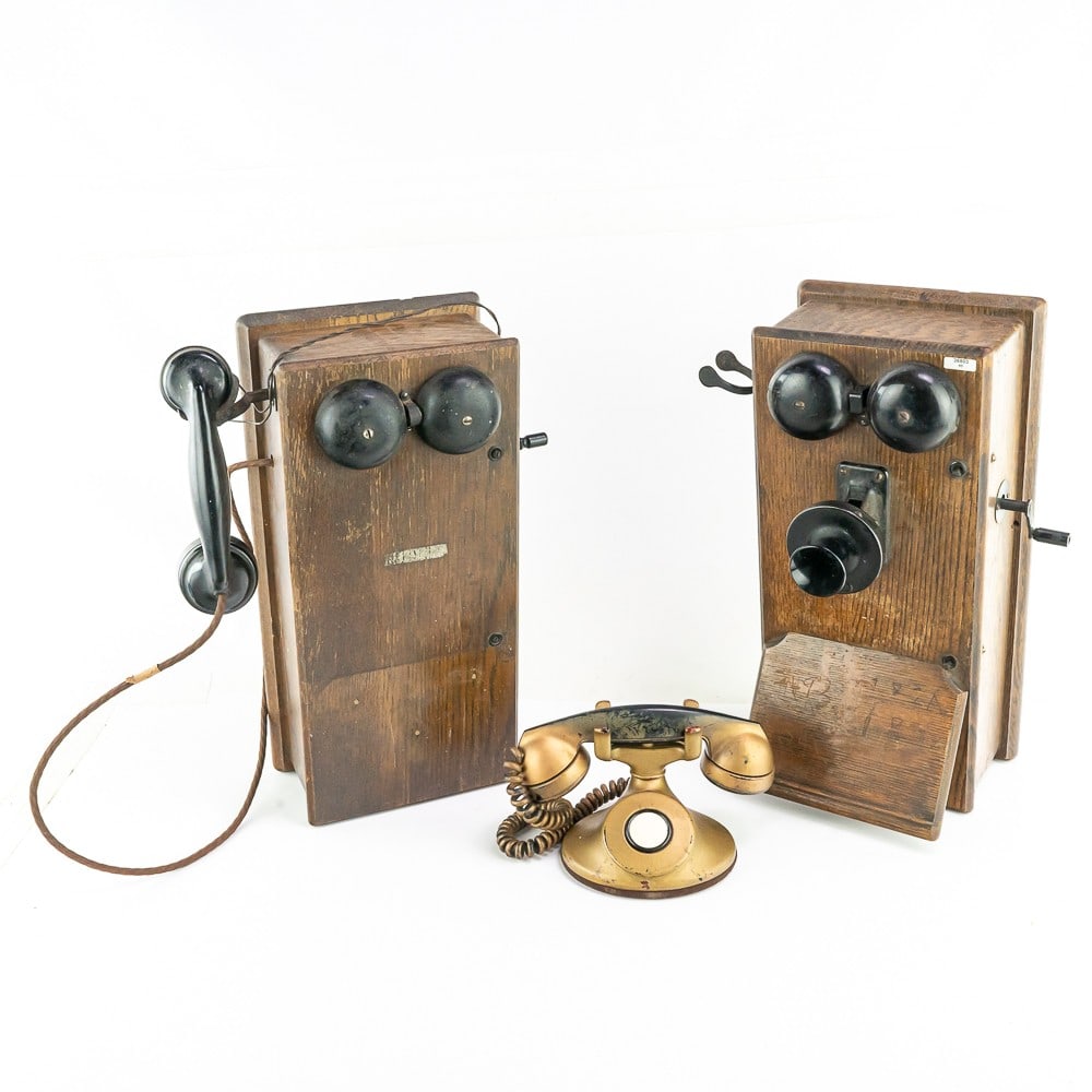 Collection of (3) Western Electric Telephones (1 of 20)