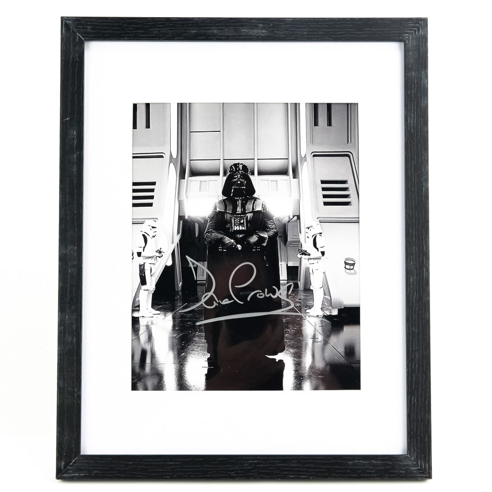 Dave Prowse Autographed Darth Vader Print w COA (1 of 3)