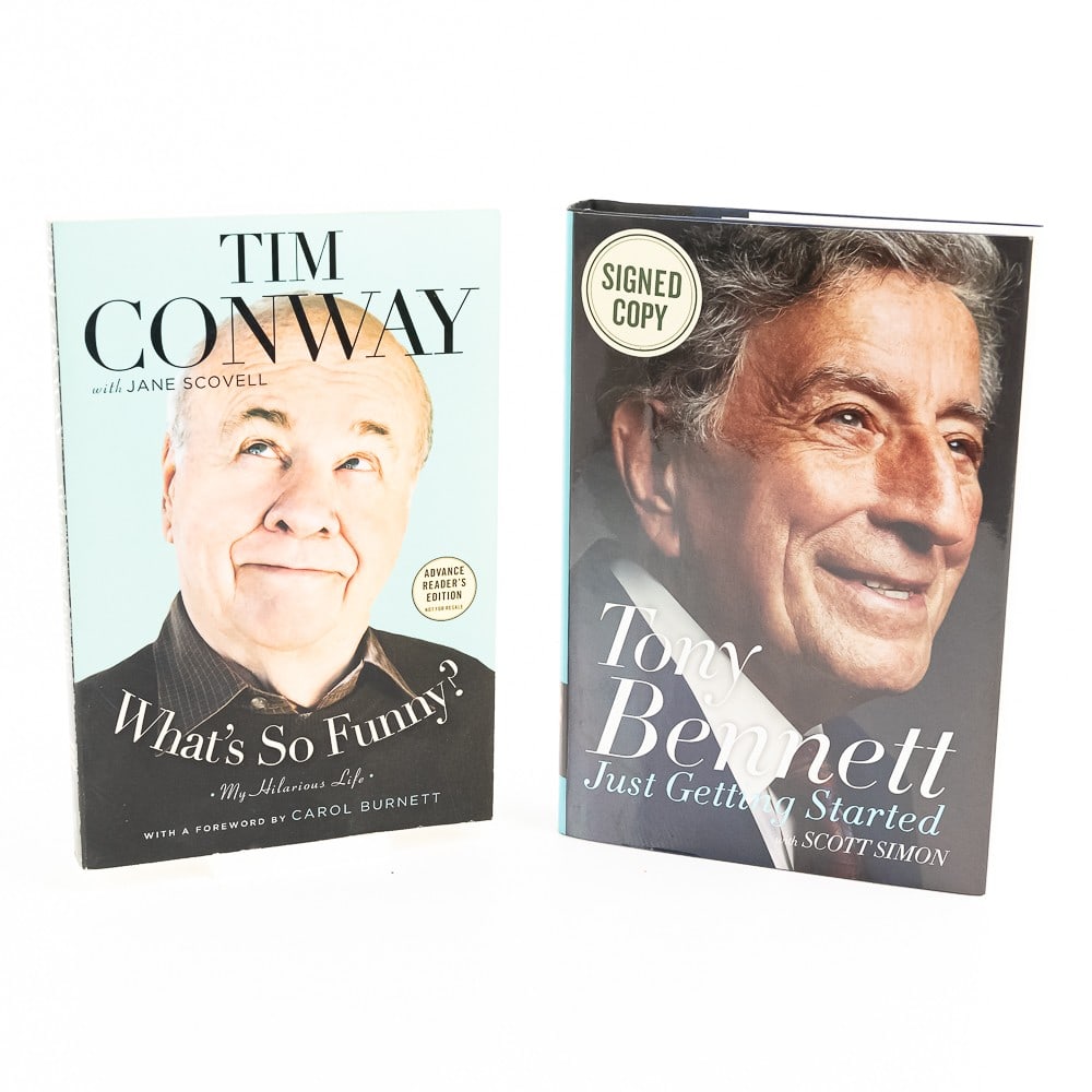 Tony Bennett & Tim Conway Autographed Books (1 of 13)