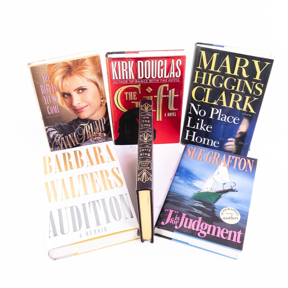 Collection of (6) Assorted Autographed Books (1 of 20)