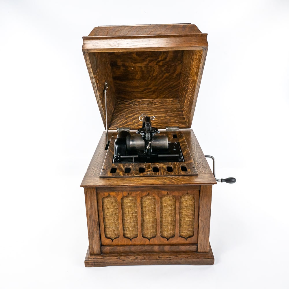 Edison Oak Amberola 50 Cyl Phonograph (1 of 13)