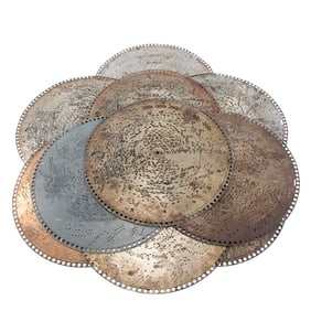 Lot of 10 15.5" Regina Music Box  Discs