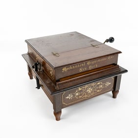 Small Mechanical Paper Roll Organette