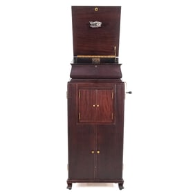 Victor Victrola VTLA Pooley Cabinet Phonograph